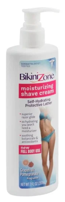Bikini Zone Moisturizing Shave Cream Grapefruit Pomegrante - ADDROS.COM